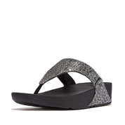 LULU GLITTERBALL TOE-POST SANDALS
