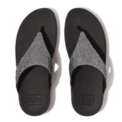 LULU GLITTERBALL TOE-POST SANDALS