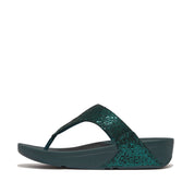 LULU GLITTERBALL TOE-POST SANDALS