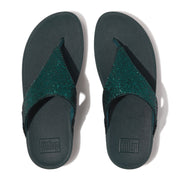 LULU GLITTERBALL TOE-POST SANDALS