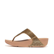LULU GLITTERBALL TOE-POST SANDALS