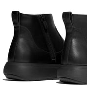iQ-COMFF LEATHER ZIP ANKLE BOOTS