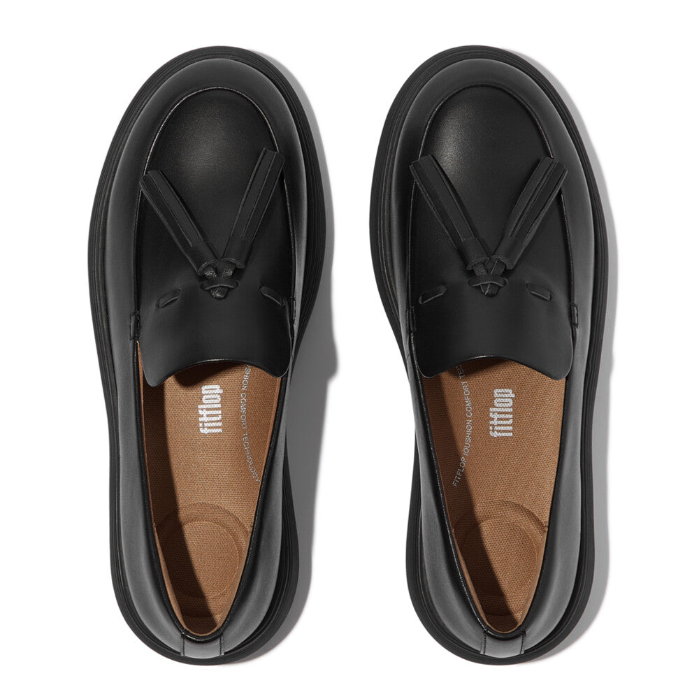 iQ-COMFF TASSEL LEATHER LOAFERS