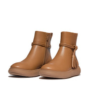 iQ-COMFF TASSEL LEATHER SHORT BOOTS