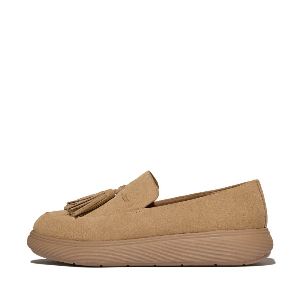 iQ-COMFF TASSEL SUEDE LOAFERS