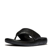 IQUSHION D-LUXE PADDED QUILTED-LEATHER T/P SANDALS