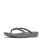 iQUSHION MULTI-CRYSTAL ERGONOMIC FLIP-FLOPS -GREY (JC8-049)
