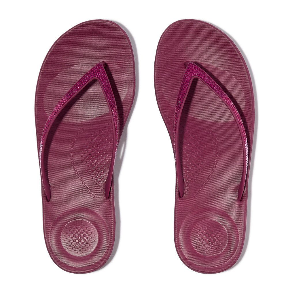 iQUSHION OMBRÉ-SPARKLE FLIP-FLOPS