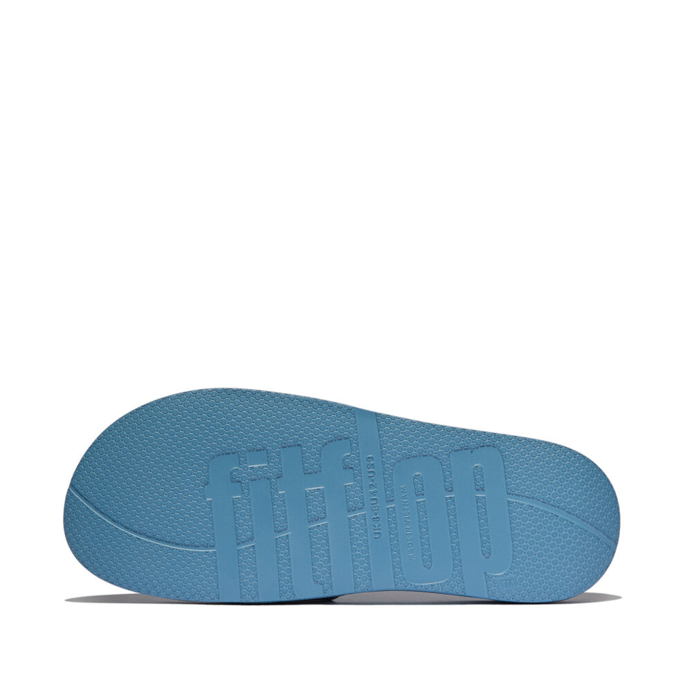 iQUSHION MENS POOL SLIDERS - COOL BLUE