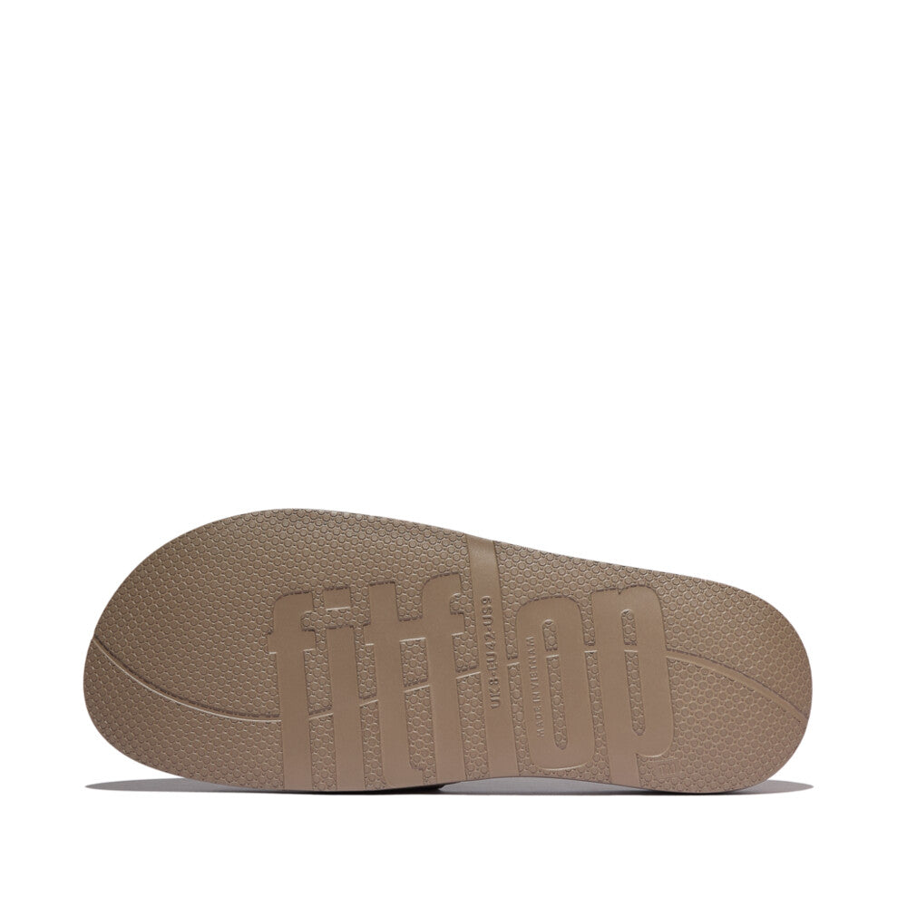 iQUSHION MENS POOL SLIDERS - TAUPE