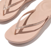 iQUSHION SPARKLE FLIP-FLOPS - CLASSIC BEIGE (R08-B41)