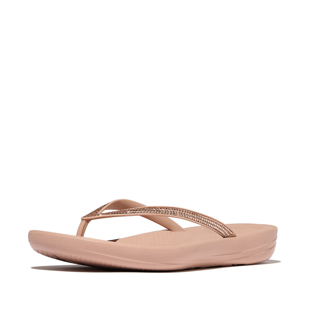 iQUSHION SPARKLE FLIP-FLOPS - CLASSIC BEIGE (R08-B41)