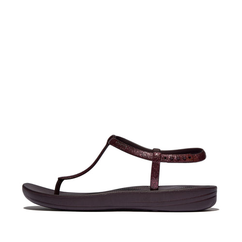IQUSHION SPLASH GLITTER T-BAR SANDALS