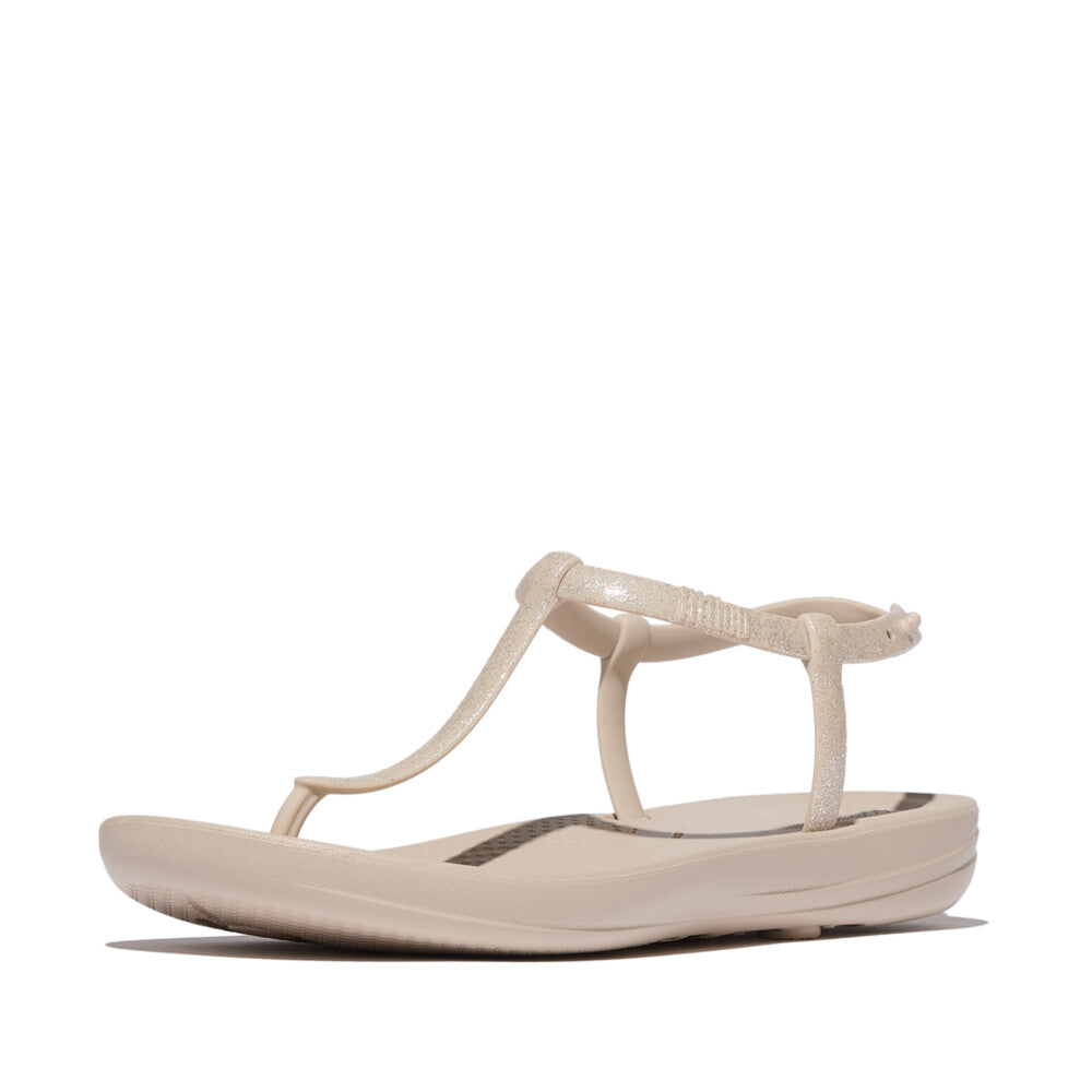 IQUSHION SPLASH GLITTER T-BAR SANDALS