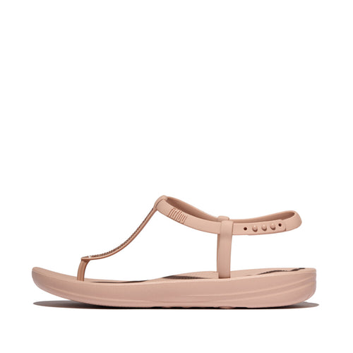 iQUSHION SPLASH SPARKLE T-BAR SANDALS