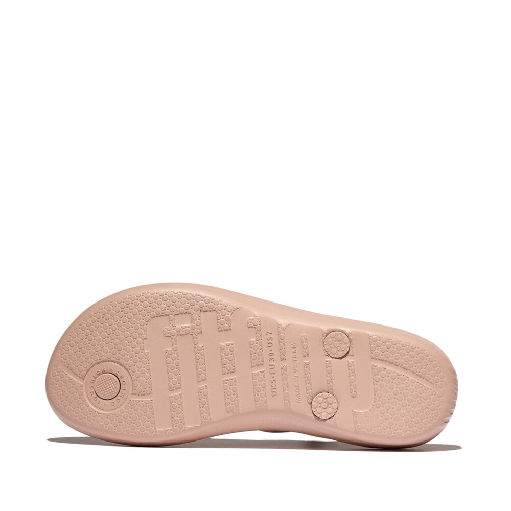 iQUSHION SPLASH SPARKLE T-BAR SANDALS - CLASSIC BEIGE (JD7-B41)