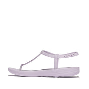 iQUSHION SPLASH SPARKLE T-BAR SANDALS - COOL LILAC (JD7-C99)