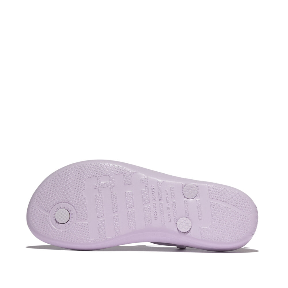 iQUSHION SPLASH SPARKLE T-BAR SANDALS - COOL LILAC (JD7-C99)