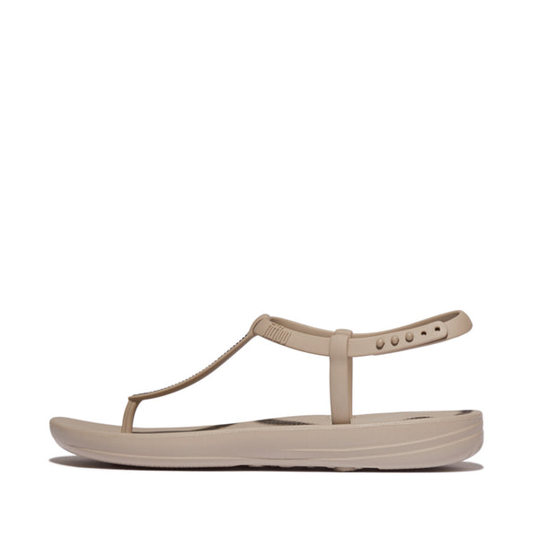 iQUSHION SPLASH SPARKLE T-BAR SANDALS