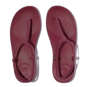 iQUSHION SPLASH T-BAR SANDALS - RUBY (JD8-288)