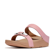 FINO MULTI-STONE LEATHER SLIDES
