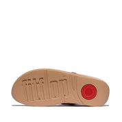 FINO MULTI-STONE LEATHER TOE-POST SANDALS