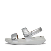 F-MODE GO ADJUSTABLE FLATFORM BACK-STRAP SANDALS