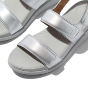 F-MODE GO ADJUSTABLE FLATFORM BACK-STRAP SANDALS