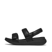 F-MODE GO ADJUSTABLE FLATFORM BACK-STRAP SANDALS