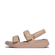 F-MODE GO ADJUSTABLE FLATFORM BACK-STRAP SANDALS