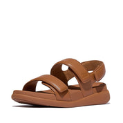 F-MODE GO ADJUSTABLE FLATFORM BACK-STRAP SANDALS