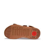 F-MODE GO ADJUSTABLE FLATFORM BACK-STRAP SANDALS