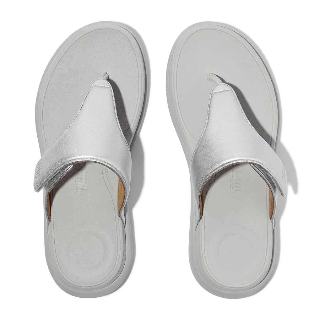 F-MODE GO ADJUSTABLE FLATFORM TOE-POST SANDALS