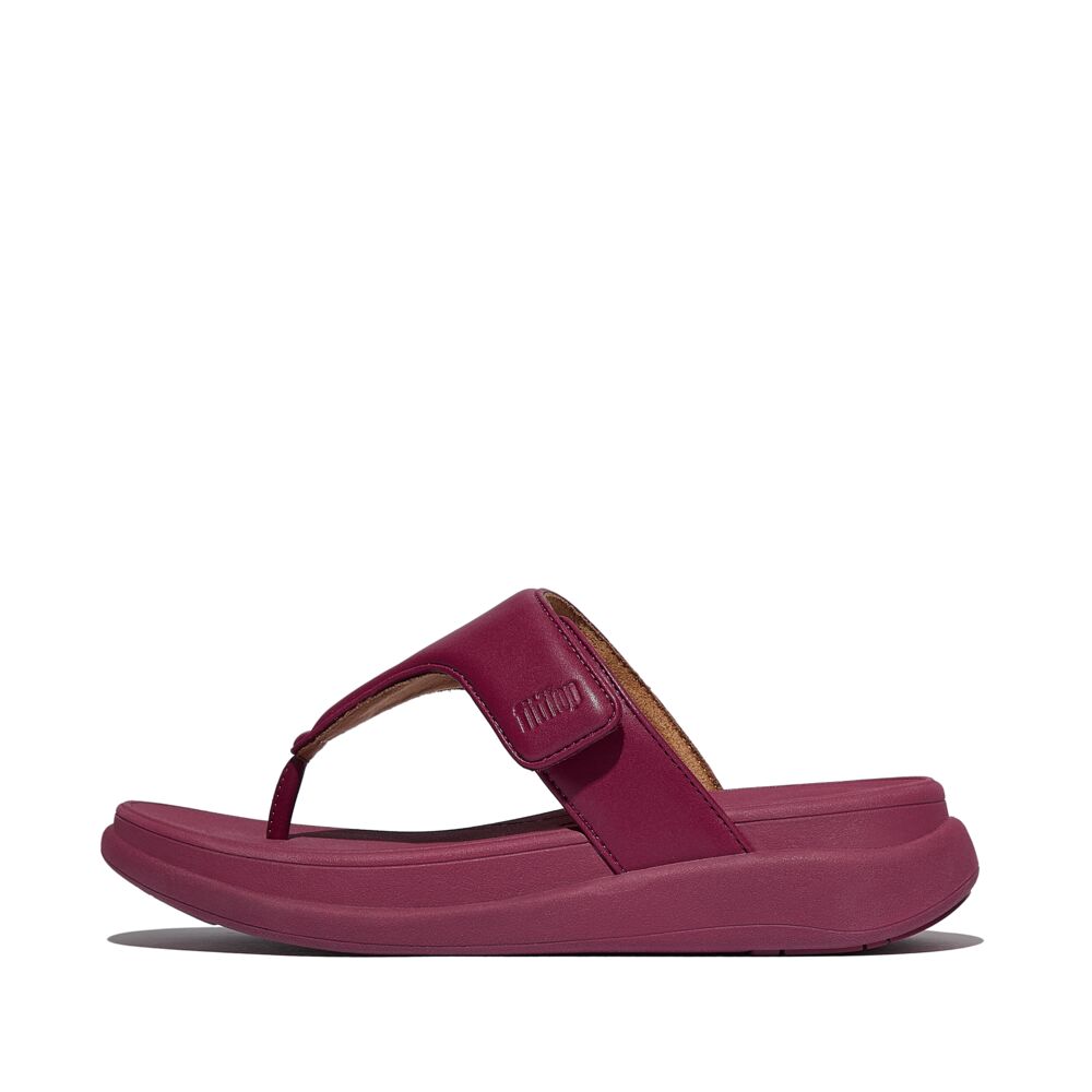 F-MODE GO ADJUSTABLE FLATFORM TOE-POST SANDALS