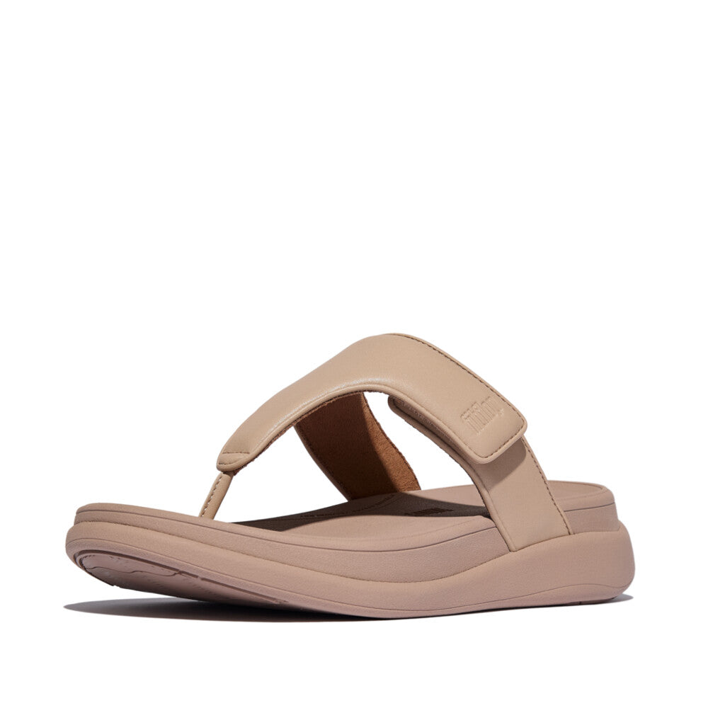 F-MODE GO ADJUSTABLE FLATFORM TOE-POST SANDALS
