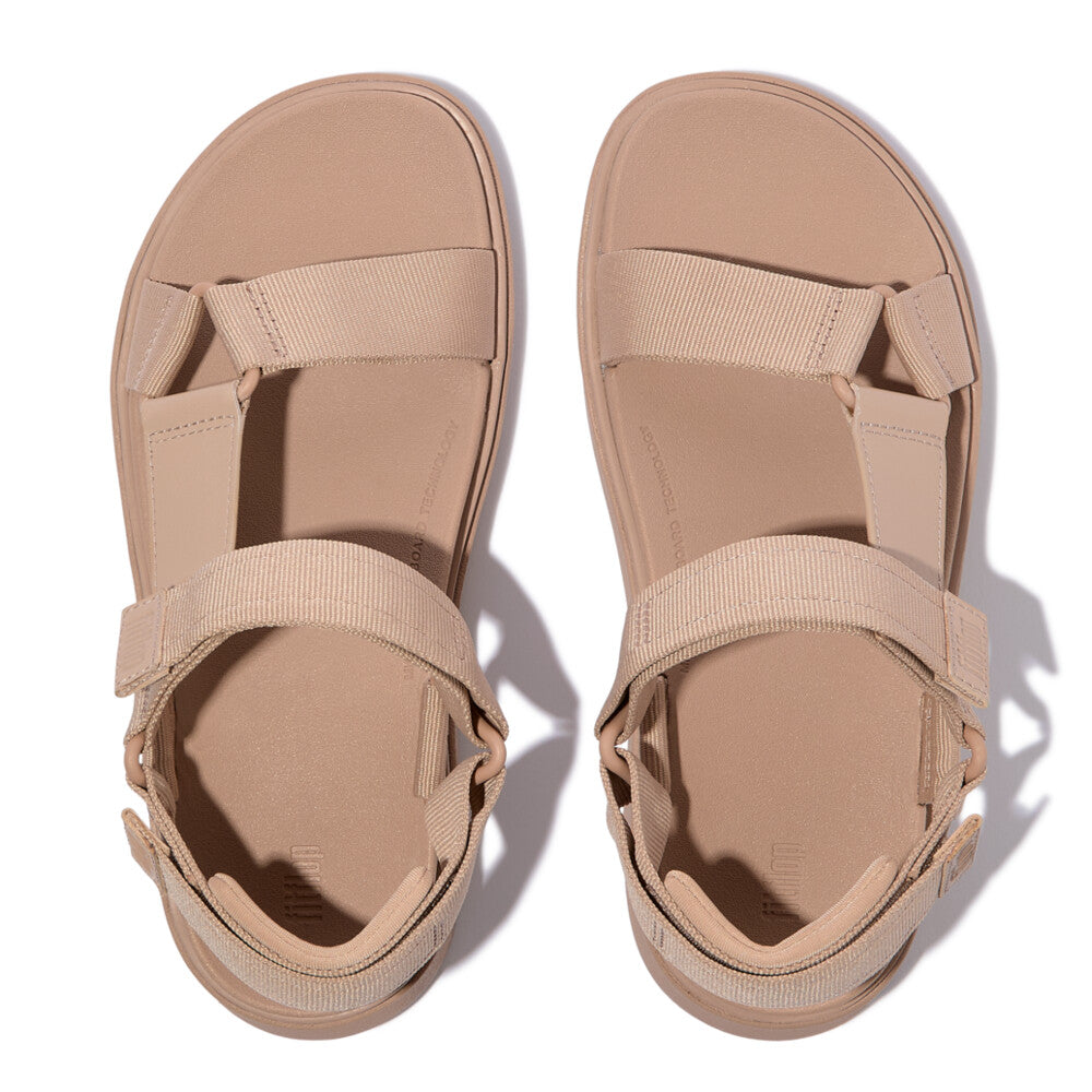 GEN-FF ADJ. WEBBING/LEATHER  BACK-STRAP SANDALS