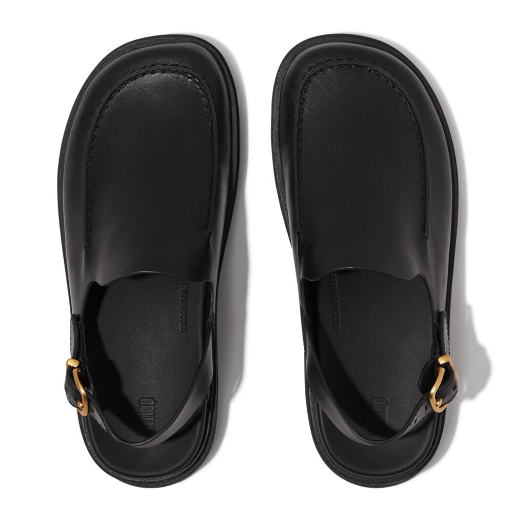 GEN-FF LEATHER BACK-STRAP MOC MULES
