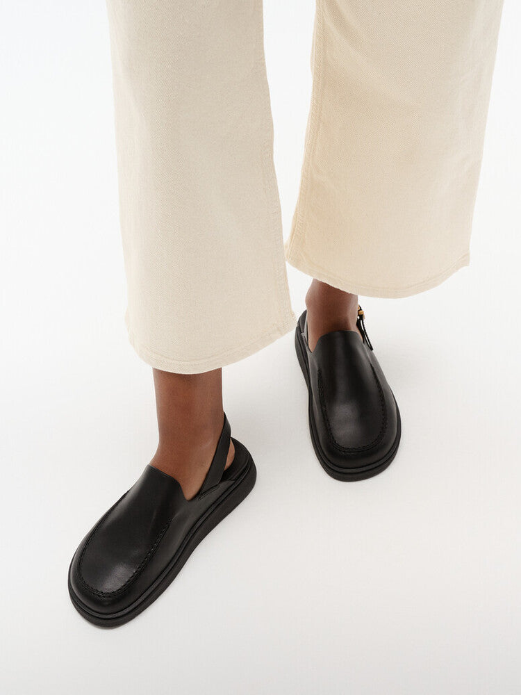 GEN-FF LEATHER BACK-STRAP MOC MULES
