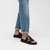 GEN-FF MENS LEATHER FISHMERMAN SLIDES