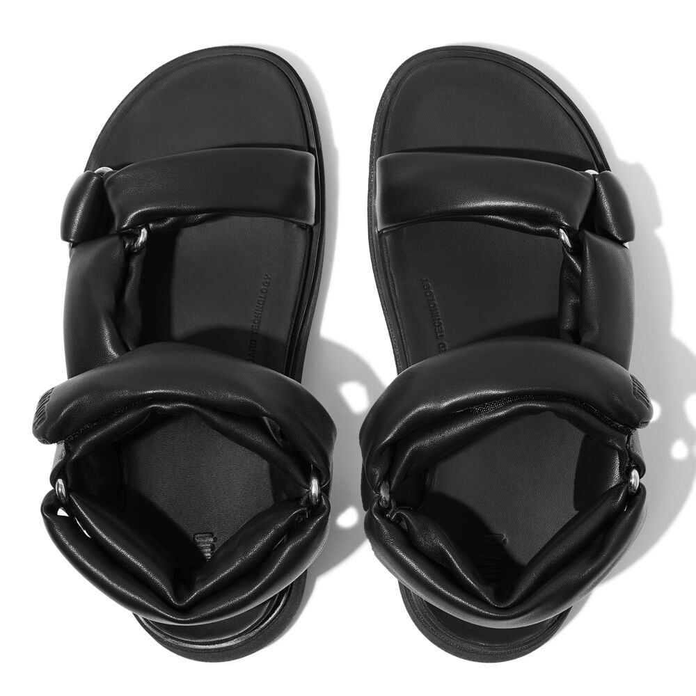 GEN-FF SOFT-LEATHER BACK-STRAP SANDALS