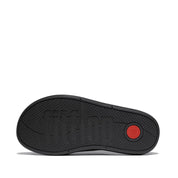IQUSHION D-LUXE PADDED LEATHER CROSS SLIDES