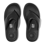 IQUSHION D-LUXE PADDED LEATHER TOE-POST SANDALS