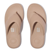 IQUSHION D-LUXE PADDED LEATHER TOE-POST SANDALS