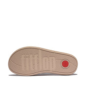 IQUSHION D-LUXE PADDED LEATHER TOE-POST SANDALS