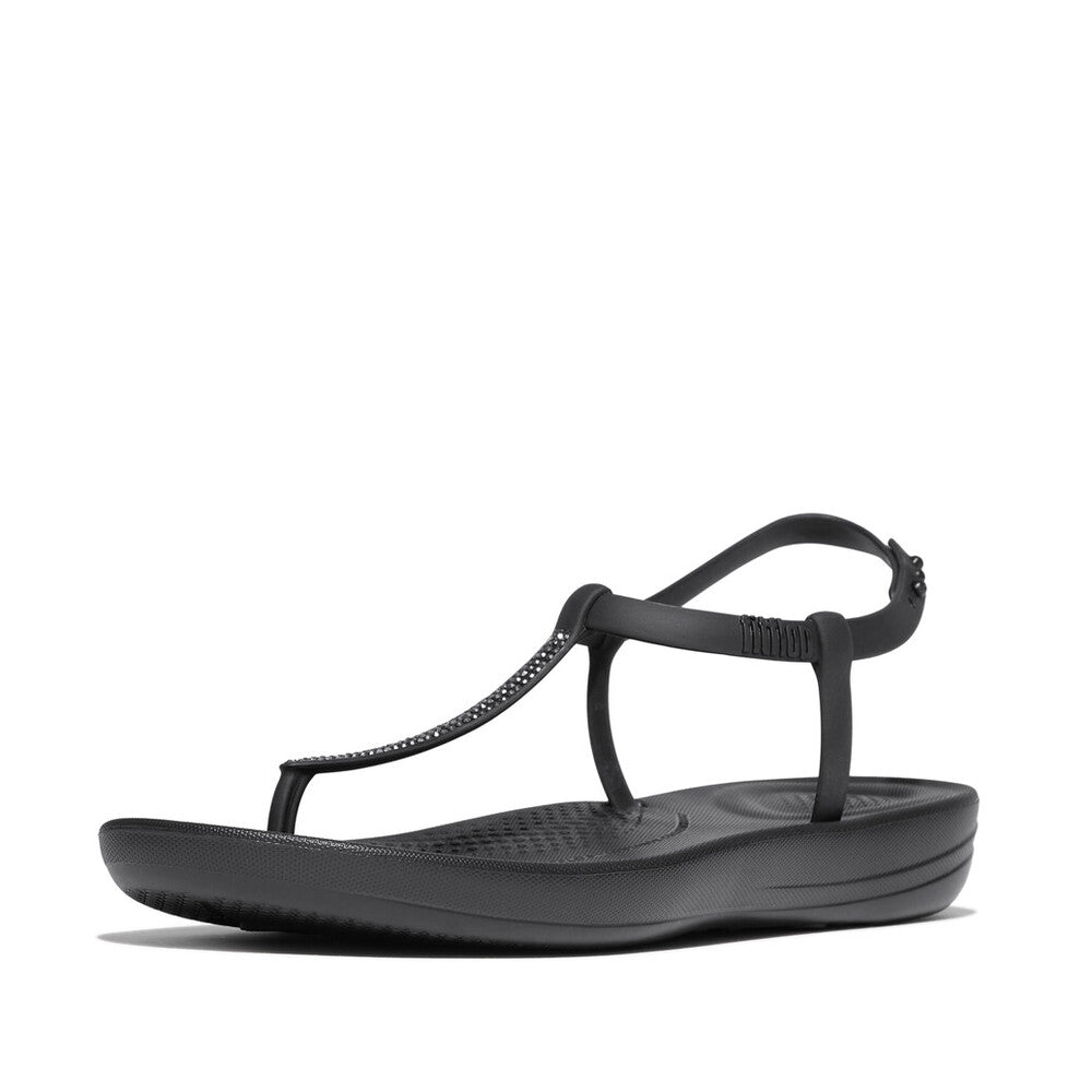 iQUSHION SPLASH SPARKLE T-BAR SANDALS