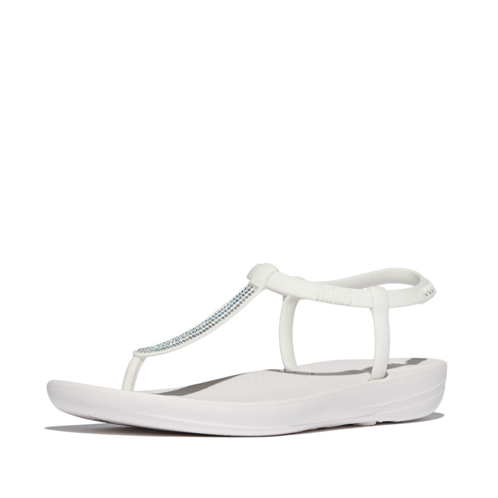 iQUSHION SPLASH SPARKLE T-BAR SANDALS