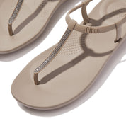 iQUSHION SPLASH SPARKLE T-BAR SANDALS