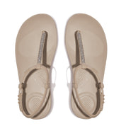 iQUSHION SPLASH SPARKLE T-BAR SANDALS