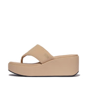 PLATFFORMS WEDGE TOE-POST SANDALS