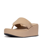 PLATFFORMS WEDGE TOE-POST SANDALS